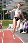 Jade Nimmo 2nd in the long jump at the Scottish Championships, Scotstoun  Stadium, Glasgow.